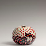 Akira Hara, N. 248 rosso porpora medio e avorio, 2025