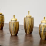Yui Tsujimura, Natural Glaze Hanging Vase 自然釉提瓶, 2024