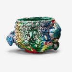 Kodai Ujiie, Celadon and Lacquer Tea Bowl, 2021