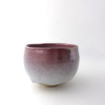 Shin Fujihira, Cinnabar Tea Bowl, 1993