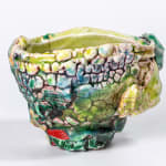 Kodai Ujiie, Celadon and Lacquer Tea Bowl, 2021