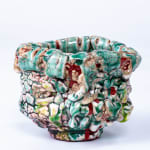 Kodai Ujiie, White Glaze Lacquer Tea Bowl　漆貫入彩白釉茶盌, 2025