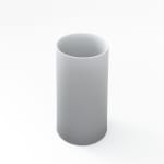 Kiyoko Morioka, Flower Vase "Silver Crystal" - 鶴首花器「銀結晶」, 2020