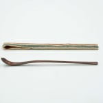 Jihei Murase, 銀彩面取茶杓（仕覆付） Silver-Edged Tea Scoop, 2022