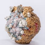 Yui Tsujimura, Natural Glaze Hanging Vase 自然釉提瓶, 2024