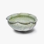 Yui Tsujimura, Natural Ash Glaze Wide-Lipped Jar 自然釉広口壷, 2020