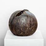 Yui Tsujimura, Natural Ash Glaze Wide-Lipped Jar 自然釉広口壷, 2020