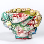 Kodai Ujiie, Celadon and Lacquer Tea Bowl, 2021