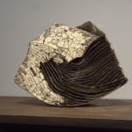 Yui Tsujimura, Natural Ash Glaze Wide-Lipped Jar 自然釉広口壷, 2020