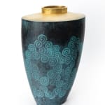 Yui Tsujimura, Natural Glaze Hanging Vase 自然釉提瓶, 2024