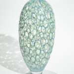 Yui Tsujimura, Natural Ash Glaze Wide-Lipped Jar 自然釉広口壷, 2020