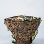 Kodai Ujiie, Celadon and Lacquer Tea Bowl, 2021