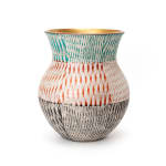Yui Tsujimura, Natural Glaze Hanging Vase 自然釉提瓶, 2024