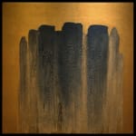 Ken Matsubara, Gilded "Mikazuki" Crescent Moon 朏 , 2022