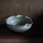 Yui Tsujimura, Natural Ash Glaze Wide-Lipped Jar 自然釉広口壷, 2020