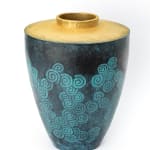 Yui Tsujimura, Natural Glaze Hanging Vase 自然釉提瓶, 2024