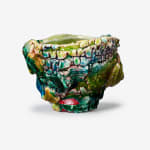 Kodai Ujiie, Celadon and Lacquer Tea Bowl, 2021