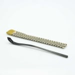 Jihei Murase, 銀彩面取茶杓（仕覆付） Silver-Edged Tea Scoop, 2022