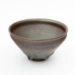 Noriyuki Furutani, Yuteki Tenmoku Tea Bowl (fired in anagama kiln) - 油滴天目茶盌（穴窯焼成）