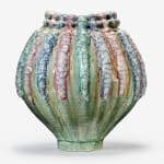 Kodai Ujiie, Celadon and Lacquer Tea Bowl, 2021