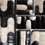 Tohru Matsuzaki, Long black lacquer tray 黒漆銀鎬長皿, 2021