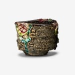 Kodai Ujiie, Celadon and Lacquer Tea Bowl, 2021