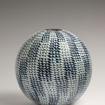 Akira Hara, N. 248 rosso porpora medio e avorio, 2025