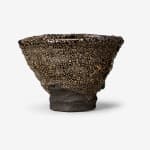 Kodai Ujiie, White Glaze Lacquer Tea Bowl 漆貫彩白釉茶盌, 2024