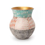 Yui Tsujimura, Natural Glaze Hanging Vase 自然釉提瓶, 2024