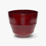 Masahiro Maeda, Water Jar with Overglaze Enamels and Silver Decoration 色絵銀彩水指, 2025