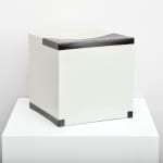 Hiromi Itabashi, Nachi Black Clay White Glaze Tea Bowl 那智黒土白釉茶碗, 2023