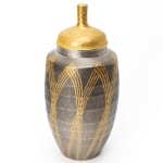 Yui Tsujimura, Natural Glaze Hanging Vase 自然釉提瓶, 2024