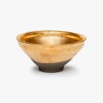 Noriyuki Furutani, Yuteki Tenmoku Tea Bowl (fired in anagama kiln) - 油滴天目茶盌（穴窯焼成）