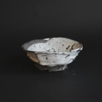 Hiromi Itabashi, Nachi Black Clay White Glaze Tea Bowl 那智黒土白釉茶碗, 2023