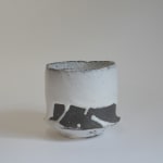 Hiromi Itabashi, Nachi Black Clay White Glaze Tea Bowl 那智黒土白釉茶碗, 2023