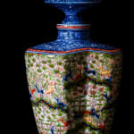 Yui Tsujimura, Natural Glaze Hanging Vase 自然釉提瓶, 2024