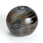 Yui Tsujimura, Natural Ash Glaze Wide-Lipped Jar 自然釉広口壷, 2020