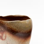 Hiroshi Goseki, Hiyama Bizen Tea Bowl - 桧山備前平茶盌