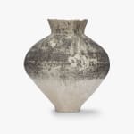 Yui Tsujimura, Natural Ash Glaze Wide-Lipped Jar 自然釉広口壷, 2020