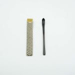 Jihei Murase, 銀彩面取茶杓（仕覆付） Silver-Edged Tea Scoop, 2022
