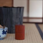 Jihei Murase, 銀彩面取茶杓（仕覆付） Silver-Edged Tea Scoop, 2022