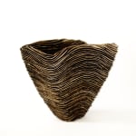 Yui Tsujimura, Natural Ash Glaze Wide-Lipped Jar 自然釉広口壷, 2020