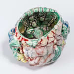 Kodai Ujiie, Celadon and Lacquer Tea Bowl, 2021