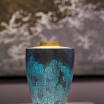 Yui Tsujimura, Natural Glaze Hanging Vase 自然釉提瓶, 2024