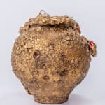 Yui Tsujimura, Natural Glaze Hanging Vase 自然釉提瓶, 2024