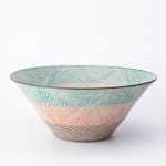Masahiro Maeda | Bowl with Overglaze Enamels and Silver Decoration 色絵銀彩鉢 | 2023 | Ceramic | Ippodo Gallery