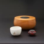 Jihei Murase, 銀彩面取茶杓（仕覆付） Silver-Edged Tea Scoop, 2022