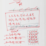 Hassan Sharif, One to Twenty, Lines and Forms, 2007