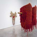 Fariba Boroufar, Blue column, 2024