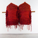 Fariba Boroufar, Blue column, 2024